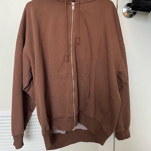 Oversized Zip Up Hoodie